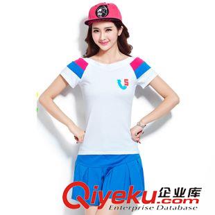 套裝 】新款夏裝女網(wǎng)球服運(yùn)動(dòng)休閑套裝短袖褲裙修身顯瘦潮