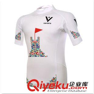 Yisports 品牌服饰 Yisports 紧身衣 户外运动 跑步 训练 莱卡上衣Rashguard