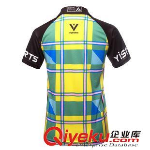 Yisports 品牌服飾 Yisports 短袖格子Poio衫 專業(yè)定制運(yùn)動(dòng)衫、騎行服等