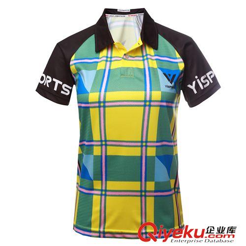 Yisports 品牌服飾 Yisports 短袖格子Poio衫 專業(yè)定制運(yùn)動(dòng)衫、騎行服等