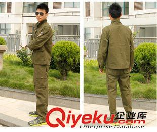 長(zhǎng)袖工作服 廠家直銷軍綠色純棉水洗外軍工裝工作服 戶外服裝美國(guó)特種兵原始圖片2