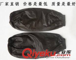 套袖系列 批發(fā) 加厚PVC人造皮革防水防油袖套 仿皮耐酸堿工作袖套 皮護(hù)袖筒