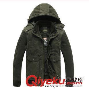 短款棉服 2015秋冬新款男士加厚休閑立領連帽羽絨服外套 現貨一件代發批發