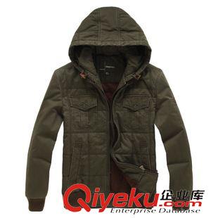 短款棉服 吉普達Jeep Falow新款男式加絨加厚保暖連帽短款大碼棉衣服 外套
