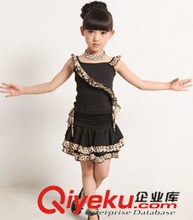 裙子系列 兒童拉丁舞蹈服 新款批發兒童拉丁舞套裝 兒童表演服024原始圖片2