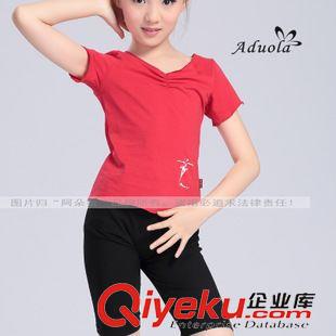 兒童jm操服 六一兒童拉丁舞蹈服 jm操短袖 全棉舞蹈 啦啦隊(duì)演出 廠(chǎng)家直銷(xiāo)原始圖片3