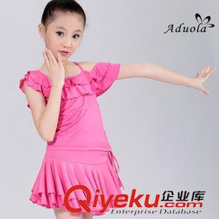兒童單上衣 兒童短袖舞蹈套裝 2015拉丁上衣 舞蹈裙 阿朵拉新款少兒原始圖片2