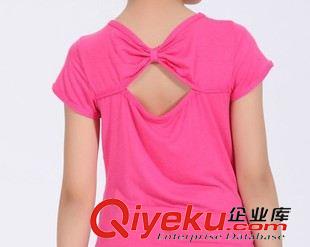 兒童單上衣 兒童全棉舞蹈服批發 少兒拉丁舞蹈服上衣 短袖788莫代爾舞蹈衣