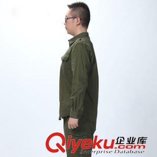 新款工作服 军迷服饰 户外外军休闲作训服军迷 全棉长袖套装 春秋工作服工装