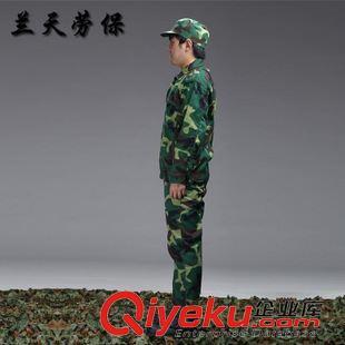 夏季熱銷 廠家批發 學生軍訓迷彩服套裝 戶外迷彩服 工作服戶外軍迷服裝原始圖片2