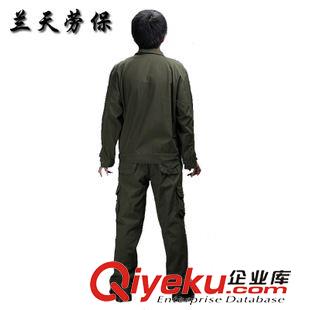 春秋新品 廠家批發(fā) 戶外軍迷裝備 全棉加厚長袖套裝工作服定做勞保工作服原始圖片3