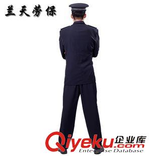 保安服 廠家批發(fā)老式直板式保安制服套裝保安服酒店工作服定做勞保工作服