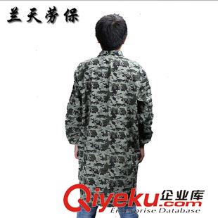 工作服 廠家批發(fā) 長(zhǎng)袖迷彩大褂 倉(cāng)庫(kù)大褂工作服 車(chē)間搬運(yùn)服 勞保工作服原始圖片3