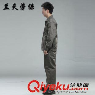 工作服 廠家批發(fā) 廠服工作服定做勞保工作服套裝秋冬裝加厚滌棉帶里布原始圖片2