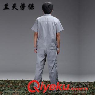 夏季工裝 廠家批發 薄款夏季短袖工作服套裝 勞保工作服定做廠服直銷