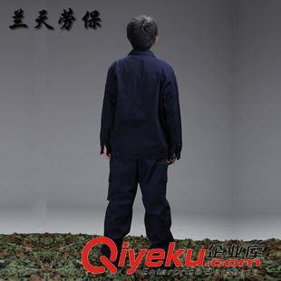 冬季工裝 廠家批發(fā) 秋款全棉加厚長袖工作服套裝 工作服定做勞保工作服廠服