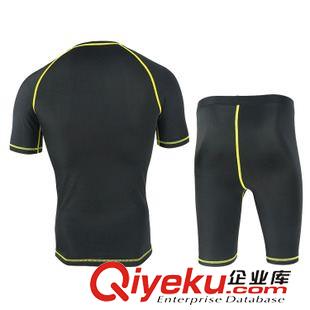 套裝 直供 PRO吸汗速干運動緊身衣 騎行跑步籃球健身夏季運動短袖套裝原始圖片3