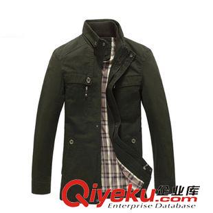 店长推荐 2015新品夹克男士夹克衫薄款休闲外套纯棉茄克商务jacket精品男装