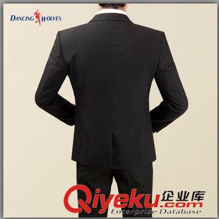 2015秋季新款 西服與狼共舞套裝男士二件套商務正裝西裝男韓版修身新郎結婚服原始圖片3