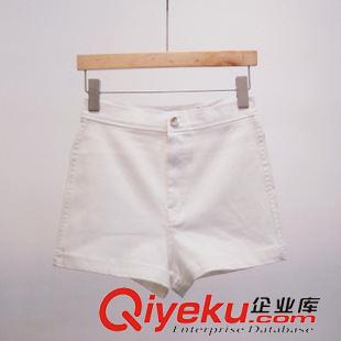 AA風格 AA風簡約百搭夏季新品包臀修身顯瘦高腰牛仔短褲原始圖片2