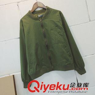 網店爆款 塔卡沙秋季新款校園回歸系列;刺繡字母口袋開衫帆布棒球外套夾克原始圖片3