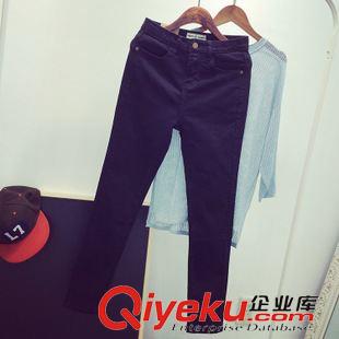 實(shí)體店拿貨爆款 韓國(guó)東大門秋季新款2015簡(jiǎn)約熱賣爆款人頭像竹節(jié)棉中長(zhǎng)圓領(lǐng)T恤女