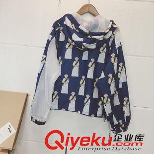 9.25NEW 秋裝新款TYAKASHA塔卡沙女王系列女款印花連帽薄款寬松外套女原始圖片2