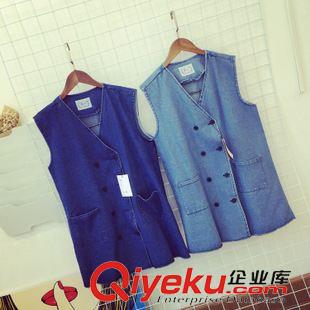 8.19NEW 2015韓國官網(wǎng)秋冬新款帥氣簡約大口袋蝙蝠袖廓版風衣牛仔女