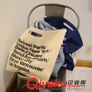  皮包/背包/挎包 American Apparel AA 明星款帆布包女包/單肩手提斜挎包3色