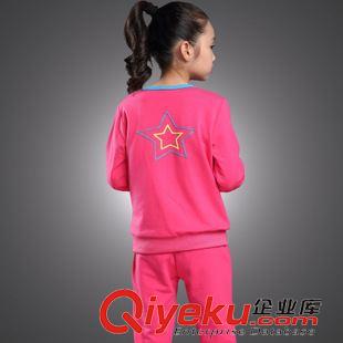 女童時尚靚麗套裝專區(qū) 童套裝 秋上新女童星星印花拉鏈三件套 糖果色棉套裝 現(xiàn)貨混批原始圖片3