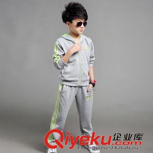 男童特色時尚帥氣套裝專區(qū) 童裝秋裝套裝兒童運動套裝2015新款中大童春秋款數(shù)字繡花男童套潮