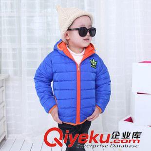 40-50元 童棉服新款冬裝兒童羽絨棉服外套中大童裝AD繡花韓版時尚連帽外套原始圖片2