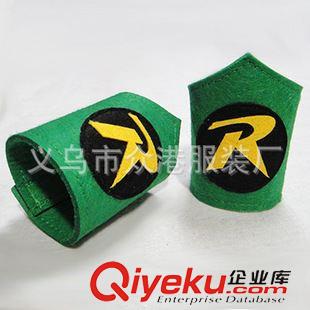 雙色系列 現貨批發羅賓英雄綠色護手腕帶生日可愛禮物節日活動贈品護腕定做原始圖片2