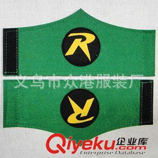雙色系列 現貨批發羅賓英雄綠色護手腕帶生日可愛禮物節日活動贈品護腕定做原始圖片3