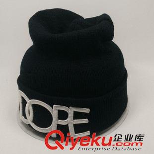 針織帽 速賣通爆款 DOPE毛線帽 針織帽 DOPE立體繡花 嘻哈帽街舞冷帽批發(fā)原始圖片2