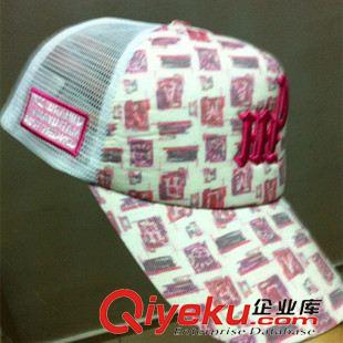 網帽 {bfb}滌綸印花繡花網帽曲額高爾夫網球帽女星同款防曬帽子原始圖片3