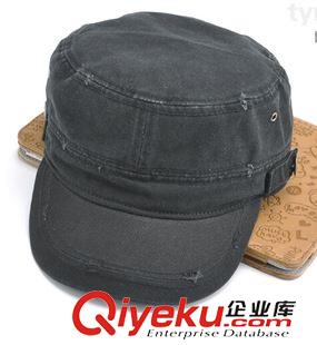洗水帽 廠家定做洗水做舊磨破平頂古銅色金屬尾扣雞眼按鈕配件嘻哈軍帽原始圖片3