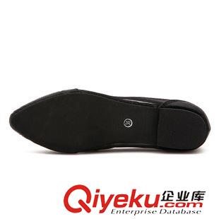 單鞋 2015春季新品 歐美風水鉆 網紗透氣舒適平底單鞋原始圖片3