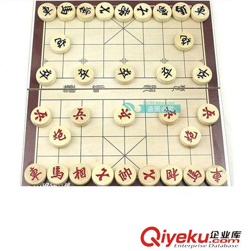 象棋 zp狂神象棋 學(xué)校象棋比賽培訓(xùn) 2.7木棋盤KS1340折疊中國象棋