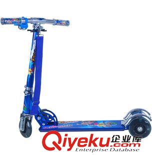 滑板車 zp狂神滑板車KS0838 閃光輪  減震折疊式 兒童滑板車原始圖片3