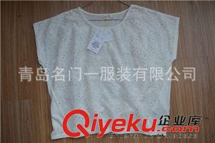 T恤 棉質提花刺繡面料 日單原單森女風 夏季清爽百搭款 早先官網特價原始圖片2