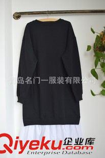 衛衣 時尚韓版新款女裝 2015秋冬季明星款中長款套頭衛衣原始圖片3