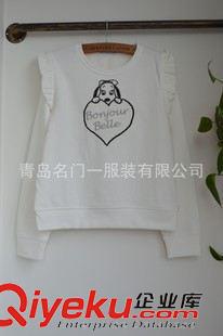 衛(wèi)衣 地球家時(shí)尚女裝卡通小狗刺繡桃心衛(wèi)衣原始圖片3