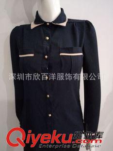 職業(yè)套裝 供應(yīng)定制 2015新款夏季歐美時尚女士真絲蠶雪紡衫連衣裙 職業(yè)裝原始圖片2