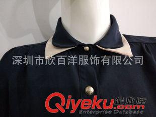 職業(yè)套裝 供應(yīng)定制 2015新款夏季歐美時尚女士真絲蠶雪紡衫連衣裙 職業(yè)裝原始圖片3