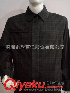 防寒服定制 深圳欣百洋品牌 供應(yīng)時尚春秋季男裝休閑純棉戶外風(fēng)衣 防寒服薄款