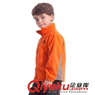 抓絨衣 廠家批發(fā)tectop戶外兒童款抓絨衣開衫超細(xì)搖粒絨加厚保暖透氣原始圖片2