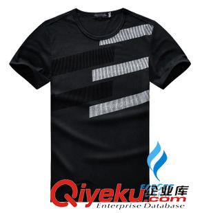V領(lǐng)T恤   定做專區(qū) 中山方晟服飾 訂做夏季新款休閑短袖t恤 來樣來版定做純棉短袖t恤原始圖片3