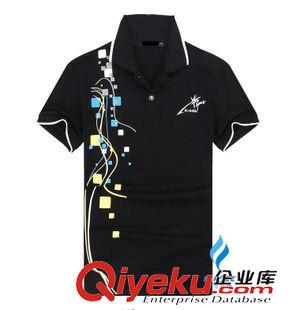 運(yùn)動T恤   定做專區(qū) 運(yùn)動服裝訂做 男式吸濕排汗印花翻領(lǐng)運(yùn)動t恤 短袖休閑速干運(yùn)動衫原始圖片3