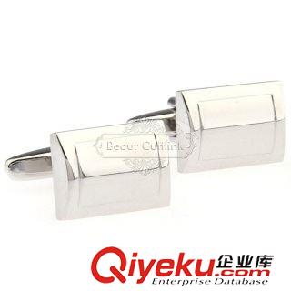 13元區 【歐美飾品】袖扣混批-銀色光面袖扣 AE1470 金屬工藝原始圖片2